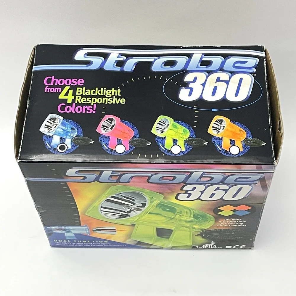 NEW Strobe 360 Flashing Light Dual Function‎ Strobe Light BLUE 4 Diff Colors